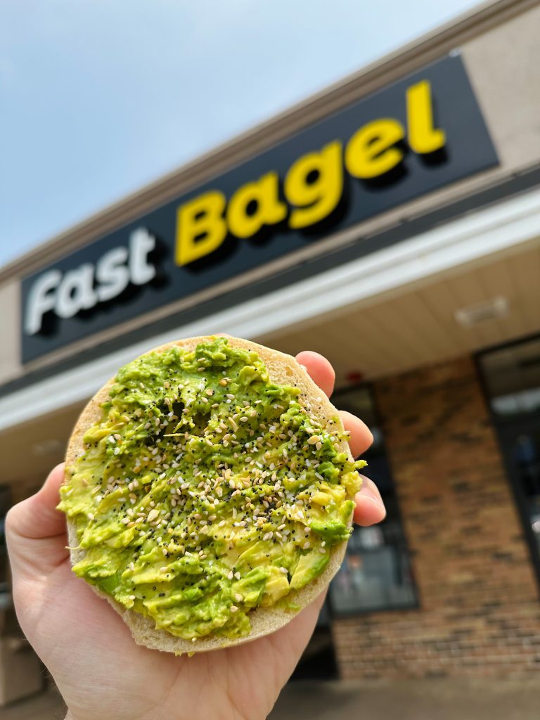 Loaded Guacamole sesame Bagel