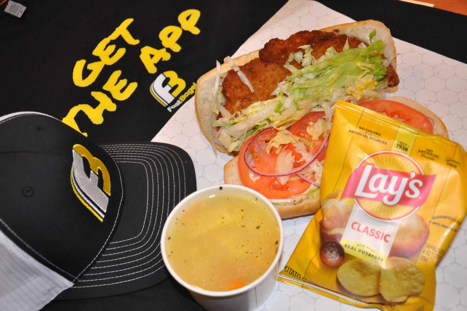 A complete meal at Fast Bagel