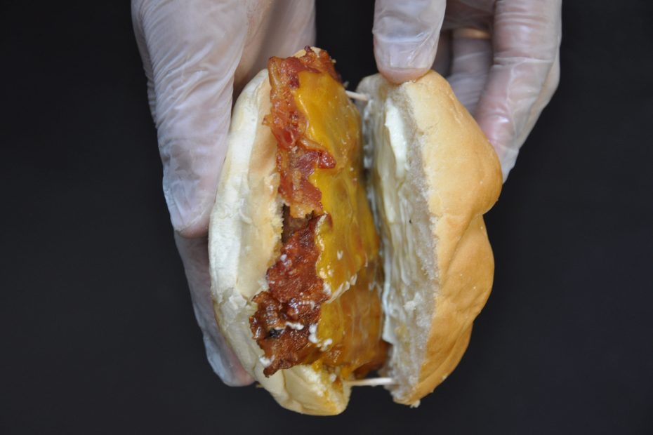 Meat, egg & cheese bagel