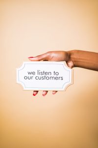 Listen to our customers tag