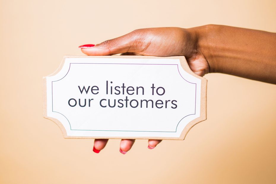 Listen to our customers tag